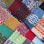 Retro Color Block Checkered Cotton Socks - Image 11