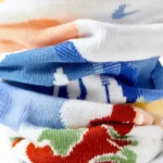 Retro Art Cotton Crew Socks - Image 12