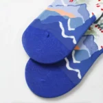 Retro Art Cotton Crew Socks - Image 9