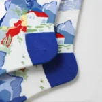 Retro Art Cotton Crew Socks - Image 10