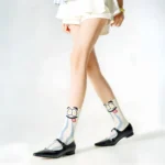 Cute Women’s Cartoon Crew Socks - Image 4
