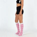 Pink ECG Elastiheart™ Stretch Socks - Image 4