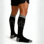 Black base stethoscope "Stretchable™" socks - Image 5