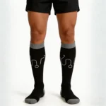 Black base stethoscope "Stretchable™" socks - Image 4