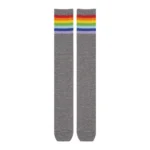 Plus Size Grey Striped Relax Stretch™ Socks