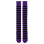 Black Purple Full Stripe™ Knee-High Socks