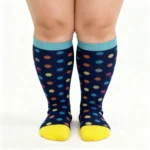 Colorful dots "Relax and Stretch™" elastic socks - Image 3