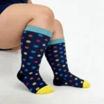 Colorful dots "Relax and Stretch™" elastic socks - Image 4