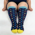 Colorful dots "Relax and Stretch™" elastic socks - Image 5