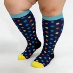 Colorful dots "Relax and Stretch™" elastic socks - Image 2