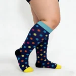 Colorful dots "Relax and Stretch™" elastic socks - Image 6