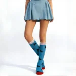 Blue Black Cat–Shaped Stretchable™ Socks - Image 6