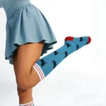 Blue Black Cat–Shaped Stretchable™ Socks - Image 9
