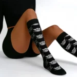 Black Cat–Shaped Stretchable™ Socks - Image 10