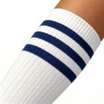 Blue 3-Stripe Knee High Socks - Image 9