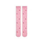 Pink buttons Knee High Socks
