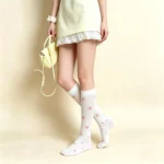 White Star Knee-High Socks - Image 5