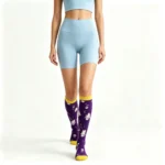 Purple Devil Knee-High Socks - Image 2