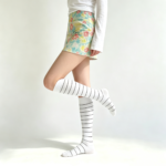 Black & White Striped Knee-High Socks - Image 6