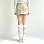 Black & White Striped Knee-High Socks - Image 5