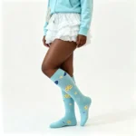 Soft Butter Yellow Knee-High Socks - Image 4