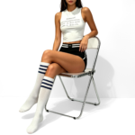 Blue 3-Stripe Knee High Socks - Image 8