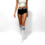 Blue 3-Stripe Knee High Socks - Image 3